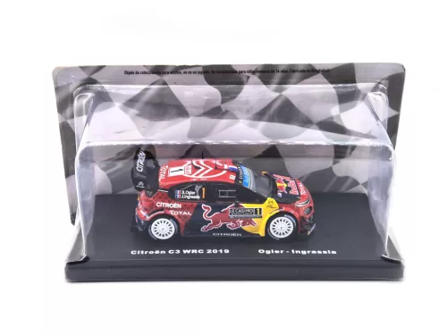 Citroën C3 WRC Team Total #1 – Rally Monte-Carlo (2019) – Sébastien Ogier – Julien Ingrassia – Edicola – 1:43