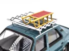 Skoda 120L (1984) - with roof rack and sled - turquoise - Abrex - 1:43 1/43 model car die-cast