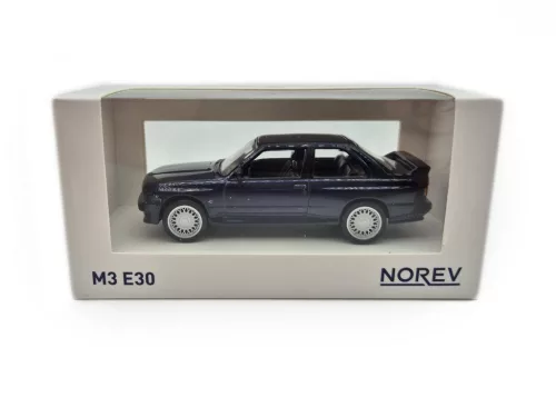 BMW E30 M3 (1986) - blue - Norev - 1:43 1/43 model car die-cast
