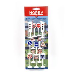 Traffic sign set - accessory kit - Norev - 1:43 