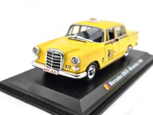 Mercedes-Benz 200 (1966) - Brussels taxi - Edicola - 1:43
