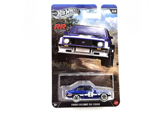 Hot Wheels Silver Series Rally Racers - Ford Escort RS 2000 - Hot Wheels - 1:64