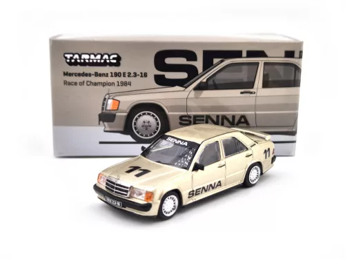 Mercedes Benz 190E 2.3 16V (1984) - #11 Ayrton Senna - Tarmac - 1:64 1/64 model car