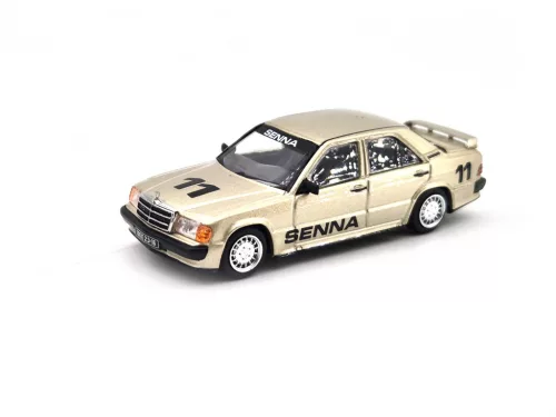 Mercedes Benz 190E 2.3 16V (1984) - #11 Ayrton Senna - Tarmac - 1:64 1/64 model car