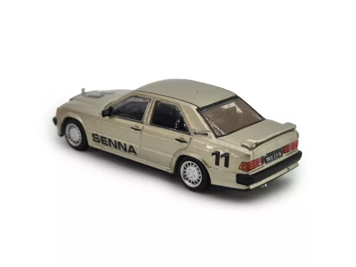 Mercedes Benz 190E 2.3 16V (1984) - #11 Ayrton Senna - Tarmac - 1:64 1/64 model car