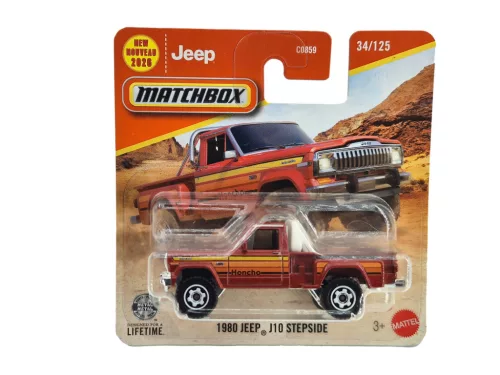 Jeep J10 Stepside (1980) - 34/125 - Matchbox - 1:64 model car