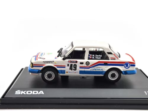 Škoda 120L (1984) - Barum Rally Zlín Historic 2021 #49 - Zavřel - Vtípil - Abrex - 1:43 model car