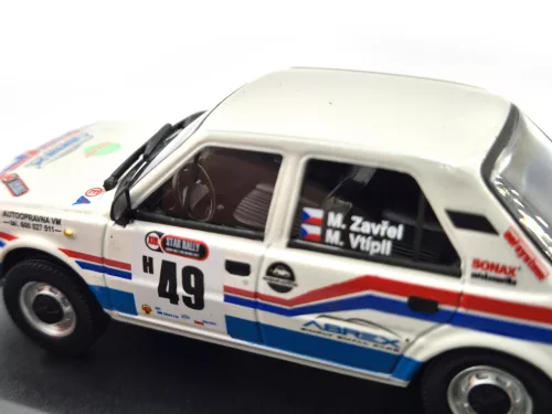 Škoda 120L (1984) - Barum Rally Zlín Historic 2021 #49 - Zavřel - Vtípil - Abrex - 1:43 model car