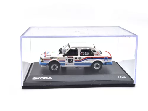 Škoda 120L (1984) - Barum Rally Zlín Historic 2021 #49 - Zavřel - Vtípil - Abrex - 1:43 model car
