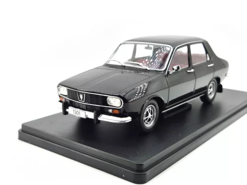Dacia 1300 - Renault R12 (1969) - black - Whitebox - 1:24 model car