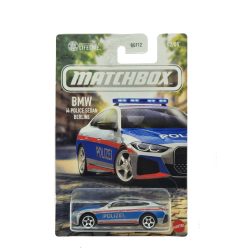   BMW i4 Police sedan Berline - police car - Matchbox - 1:64 model car