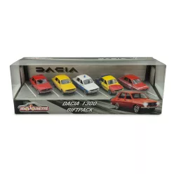   Dacia 1300 - 5-piece set - Dacia 1300 giftpack - diorama - Majorette - 1:64 model set