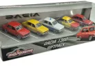 Dacia 1300 - 5-piece set - Dacia 1300 giftpack - diorama - Majorette - 1:64 model set