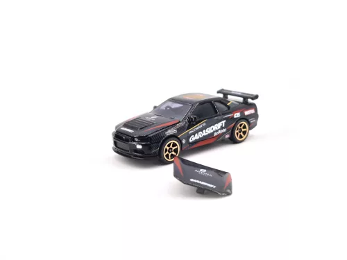 Nissan Skyline GT-R (R34) - GarasiDrift - Ziko Harnadi - Majorette - 1:64 model car