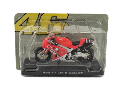 MotoGP - Honda VTR 1000 #11 (2001) - Valentino Rossi - Edicola - 1:18 model motorcycle 
