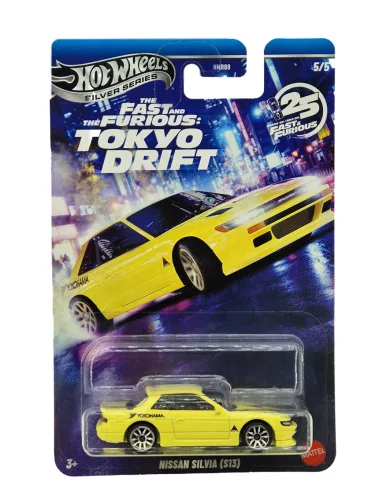 Hot Wheels Fast & Furious - Tokyo Drift 5/5 Nissan Silvia S13 - Hot Wheels - 1:64 model car