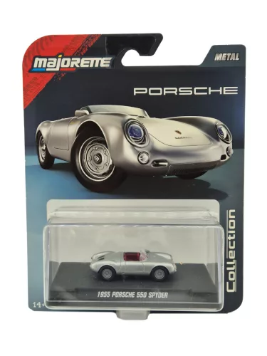 Porsche 550 Spyder (1955) - Majorette Collection Series 2 - 1:64 model car 