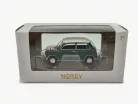 Mini Cooper S (1964) - almond green, flag livery - Norev - 1:54 model car