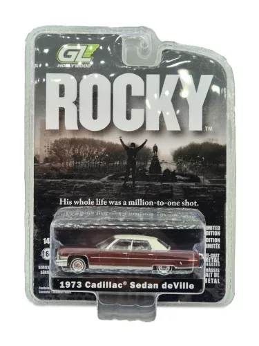 Cadillac Sedan deVille (1973) - Hollywood Series - Rocky (1976) - Greenlight - 1:64 model car 