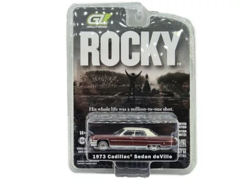 Cadillac Sedan deVille (1973) - Hollywood Series - Rocky (1976) - Greenlight - 1:64 model car 
