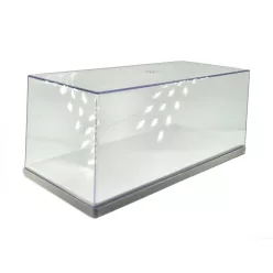   Display case for 1:24 scale model car (27 × 12.5 × 11 cm) - Triple9 - white base 
