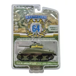   M4 Sherman Tank (1943) - U.S. Army - World War II - Greenlight - 1:64 model 