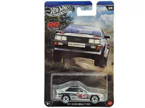 Hot Wheels Silver Series Rally Racers - Audi Quattro (1987) - Hot Wheels - 1:64 model car