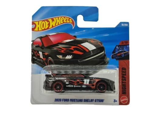 Hot Wheels Ford Mustang Shelby GT500 (2020) - Night Speed 2/10 - 10/250 - Hot Wheels - 1:64 model car