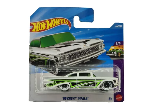 Hot Wheels Chevrolet Chevy Impala (1959) - Layin' Low 2/5 - 44/250 - Hot Wheels - 1:64 model car 