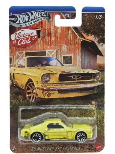 Hot Wheels Silver Series Vintage Club - Mustang 2+2 Fastback (1965) - Hot Wheels - 1:64 model car