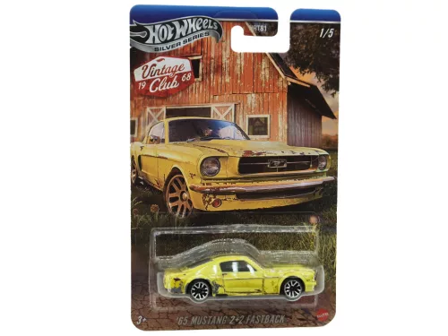 Hot Wheels Silver Series Vintage Club - Mustang 2+2 Fastback (1965) - Hot Wheels - 1:64 model car