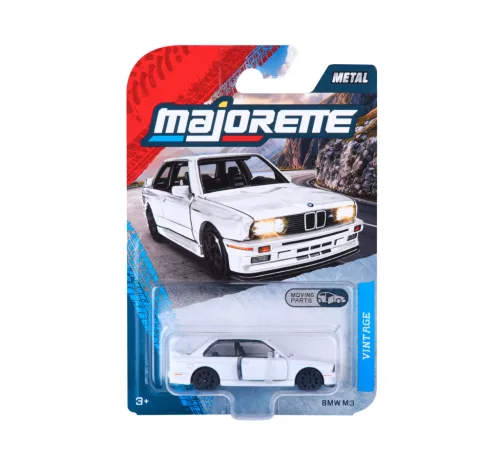 BMW E30 M3 - white - Vintage Premium - Majorette - 1:64 model car 