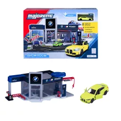 BMW showroom set - diorama - Majorette - 1:64