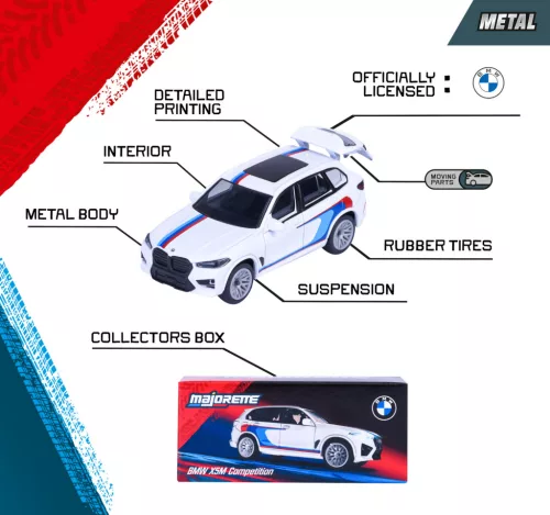 BMW X5M Competition - BMW edition Deluxe - Majorette - 1:64