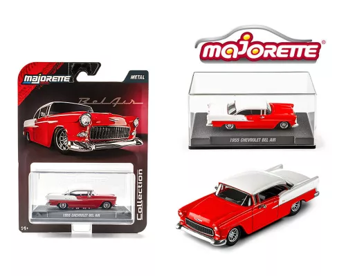 Chevrolet Bel Air (1955) - red - Majorette Collection Series 3 - Majorette - 1:64