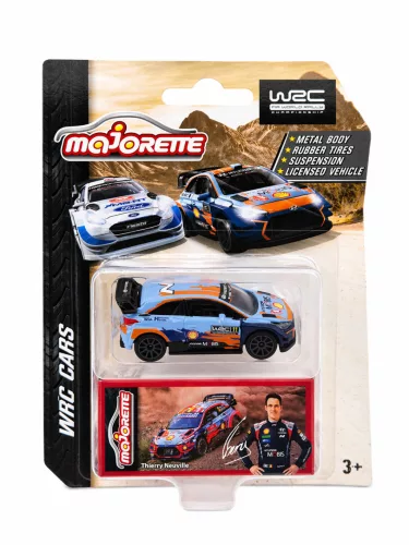 Hyundai i20 coupe WRC - #11 Thierry Neuville - Majorette WRC Cars - Majorette - 1:64 1/64 die-cast car