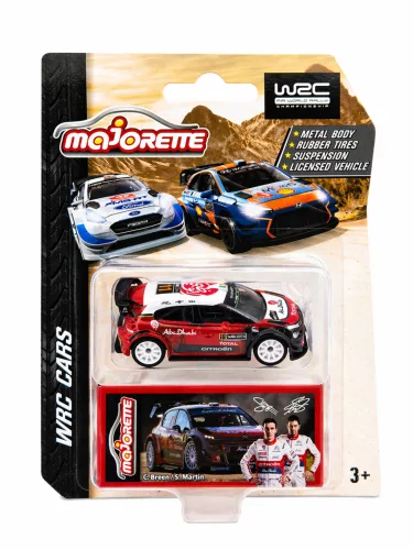 Citroen C3 WRC (2018) - #11 Craig Breen - Scott Martin - Majorette WRC Cars - Majorette - 1:64