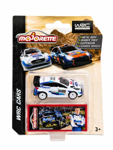 Ford Fiesta WRC - #44 Gus Greensmith - Majorette WRC Cars - Majorette - 1:64 1/64 die-cast car