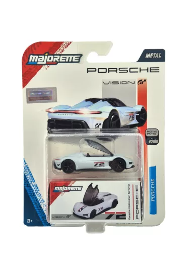 Porsche Vision Gran Turismo - white - Porsche Deluxe - Majorette - 1:64