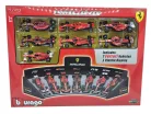 Ferrari F1 7-piece set - SF-24 Charles Leclerc (2024) - F10 Fernando Alonso (2010) - SF71H Kimi Räikkönen (2018) - SF90 Sebastian Vettel (2019) - SF1000 Sebastian Vettel (2020) - F1-75 Charles Leclerc (2022) - SF-23 Carlos Sainz (2023) - Bburago - 1: