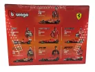Ferrari F1 7-piece set - SF-24 Charles Leclerc (2024) - F10 Fernando Alonso (2010) - SF71H Kimi Räikkönen (2018) - SF90 Sebastian Vettel (2019) - SF1000 Sebastian Vettel (2020) - F1-75 Charles Leclerc (2022) - SF-23 Carlos Sainz (2023) - Bburago - 1: