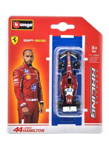 Ferrari SF-25 Team Scuderia F1 #44 (2025) - Lewis Hamilton - Bburago - 1:64 model car
