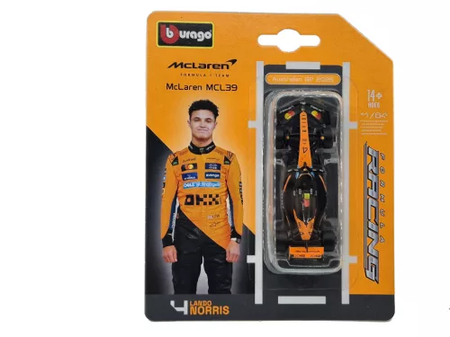 McLaren MCL39 F1 #4 (2025) - Lando Norris - Bburago - 1:64 model car 