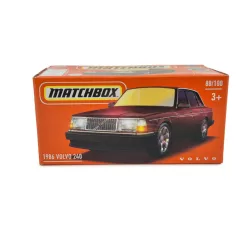 Volvo 240 (1986) - burgundy - Matchbox - 1:64