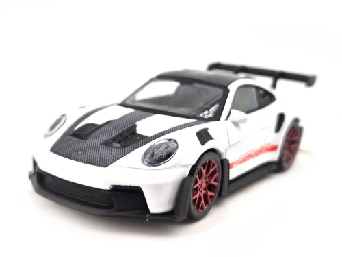 Porsche 911 992 GT3 RS Weissach Package coupe (2022) - white - red - Norev - 1:43