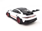 Porsche 911 992 GT3 RS Weissach Package coupe (2022) - white - red - Norev - 1:43