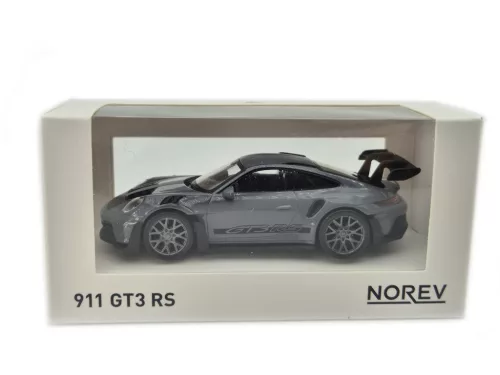 Porsche 911 992 GT3 RS Weissach Package coupe (2022) - gray - black - Norev - 1:43