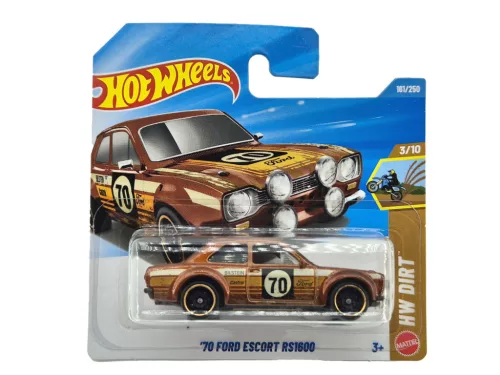 Hot Wheels Ford Escort RS1600 (1970) - HW Dirt 3/10 - 161/250 - Hot Wheels - 1:64