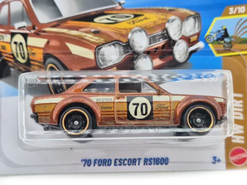 Hot Wheels Ford Escort RS1600 (1970) - HW Dirt 3/10 - 161/250 - Hot Wheels - 1:64