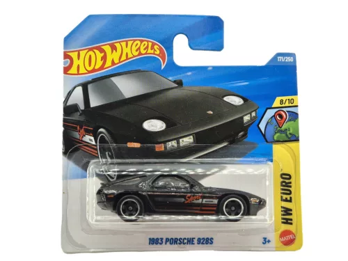 Hot Wheels Porsche 928S (1983) - black - HW Euro 8/10 - 171/250 - Hot Wheels - 1:64